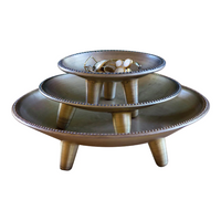 Footed Brass Bowl