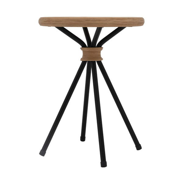 Rattan Top Side Table